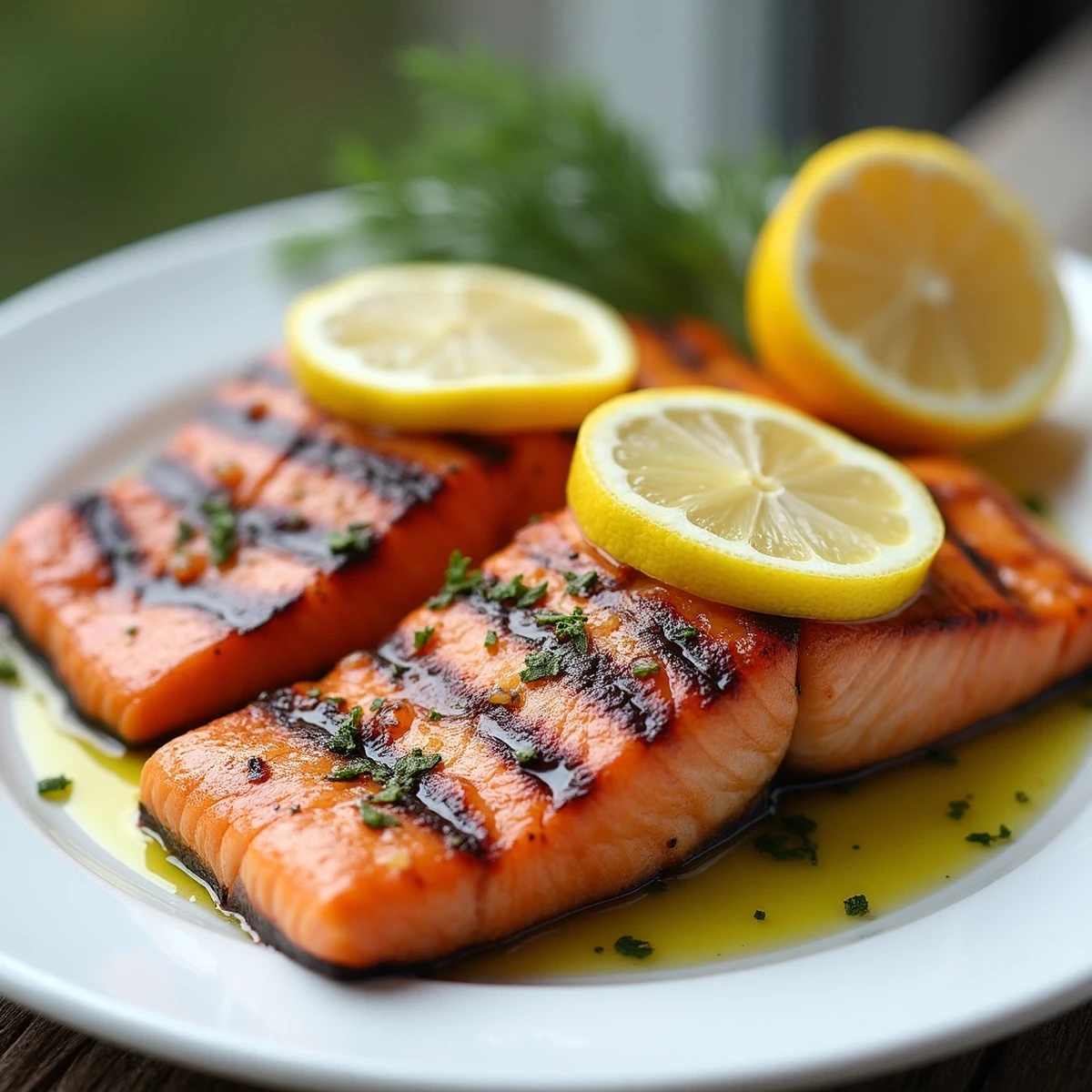 Lemon Herb Grilled Salmon — 20 Minutes to Dinner