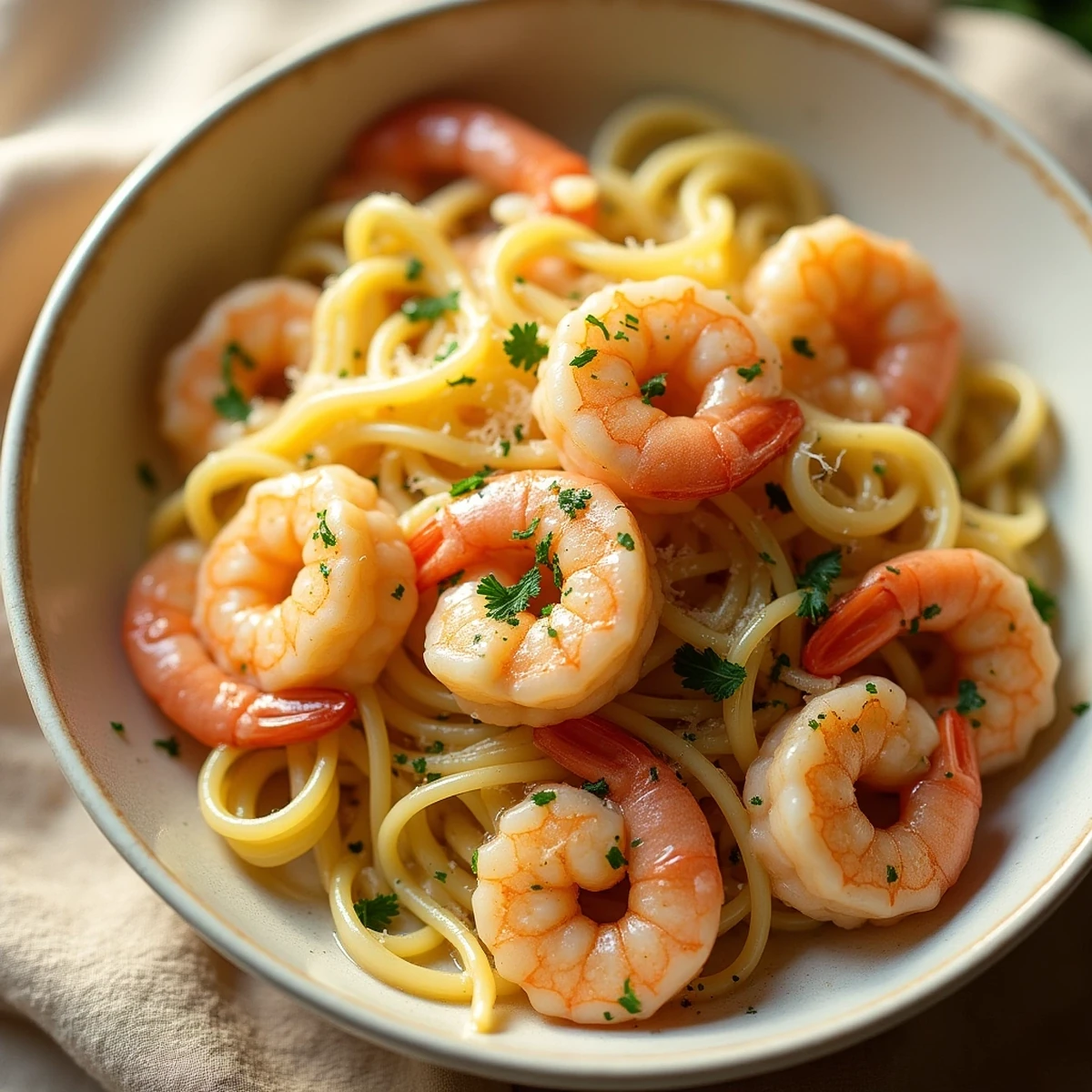 15 Minute Garlic Shrimp Pasta the Whole Family Will Ask For Again