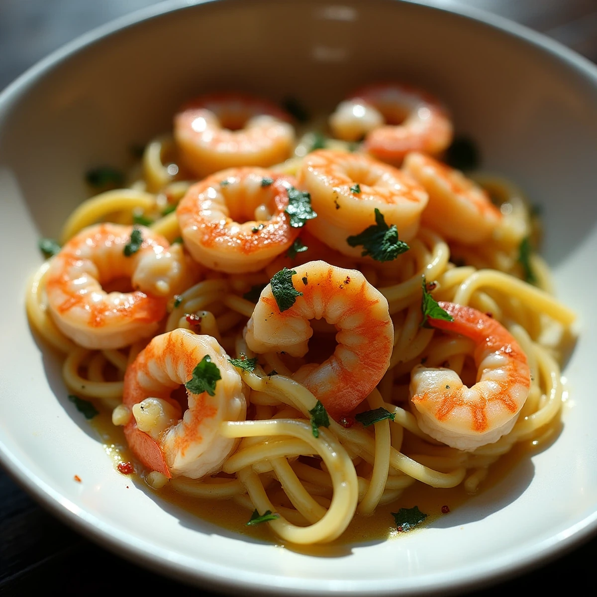 15 Minute Garlic Shrimp Pasta That Tastes Like a Restaurant Made It