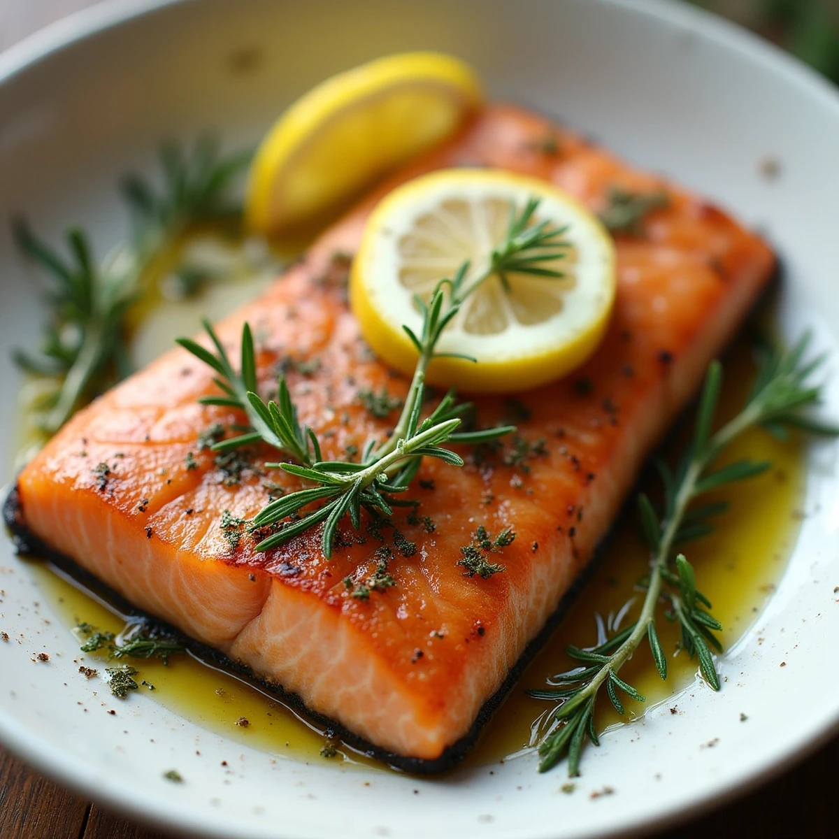 Lemon Herb Grilled Salmon: Brain-Boosting Healthy Dinner