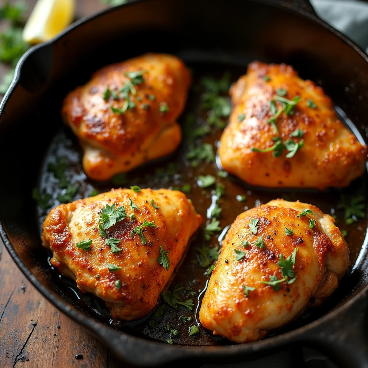 Crispy Garlic Butter Chicken Thighs (Ready in 30 Minutes!)