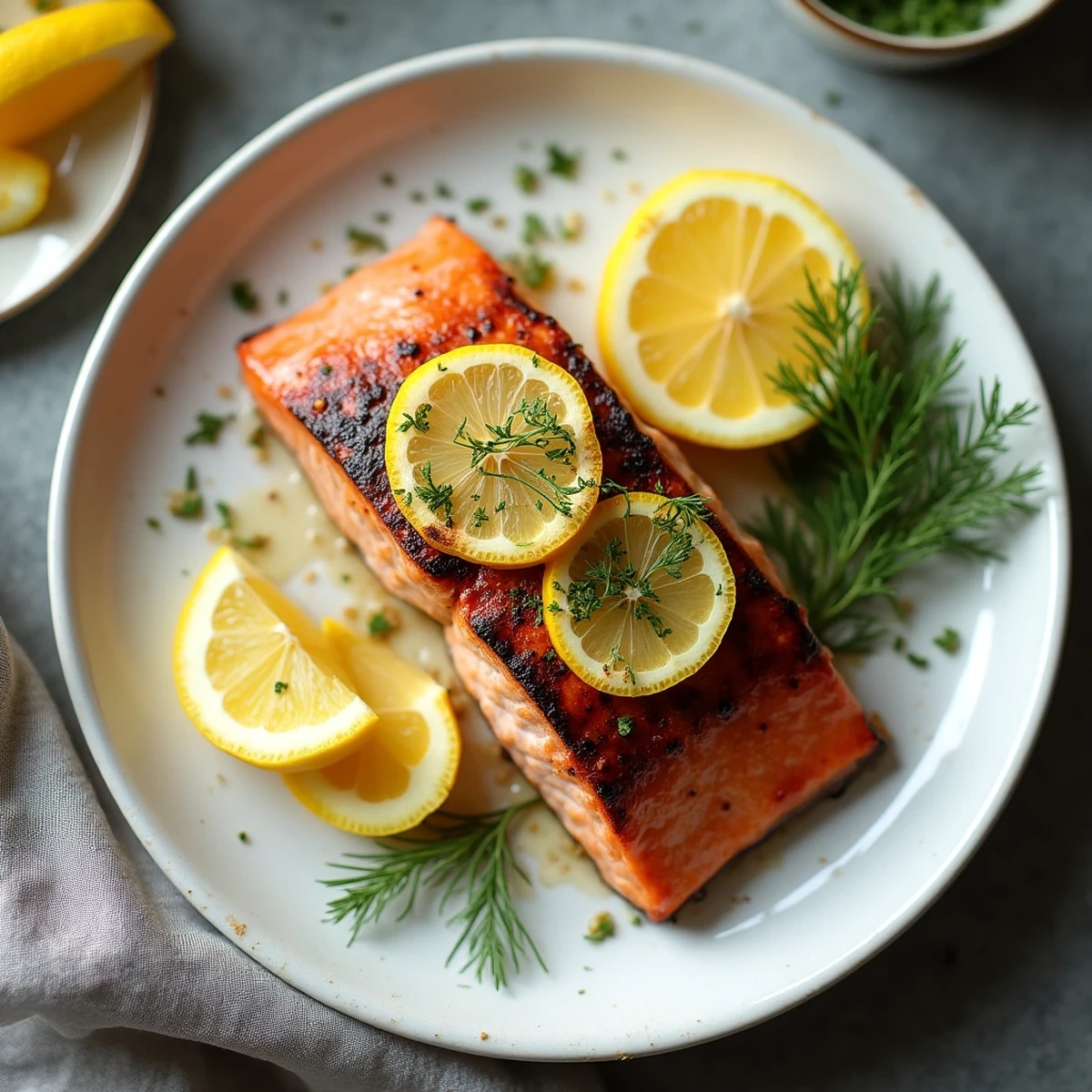 Lemon Herb Grilled Salmon — 20-Minute Healthy Dinner