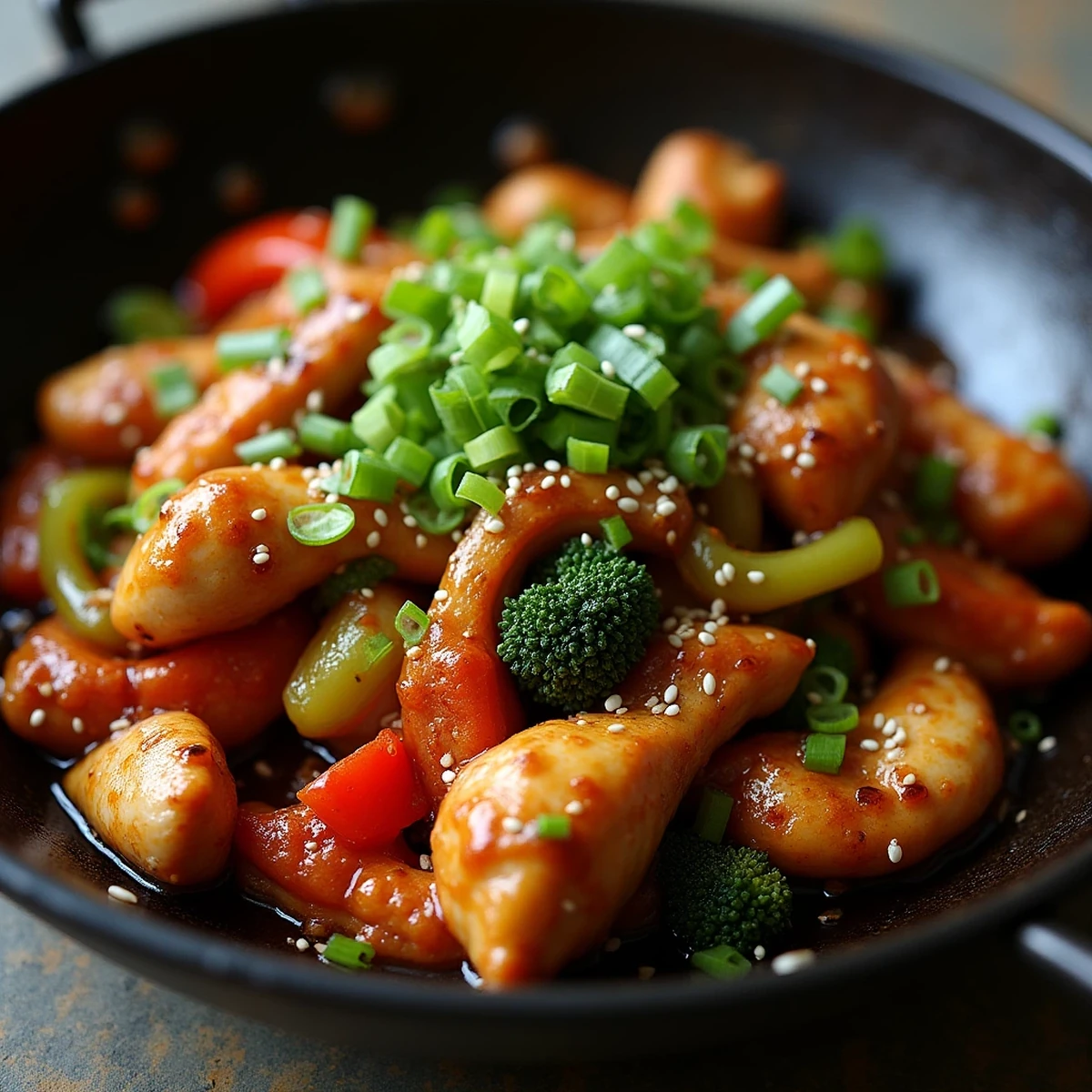 Easy Chicken Stir Fry with Vegetables and a Simple Savory Sauce