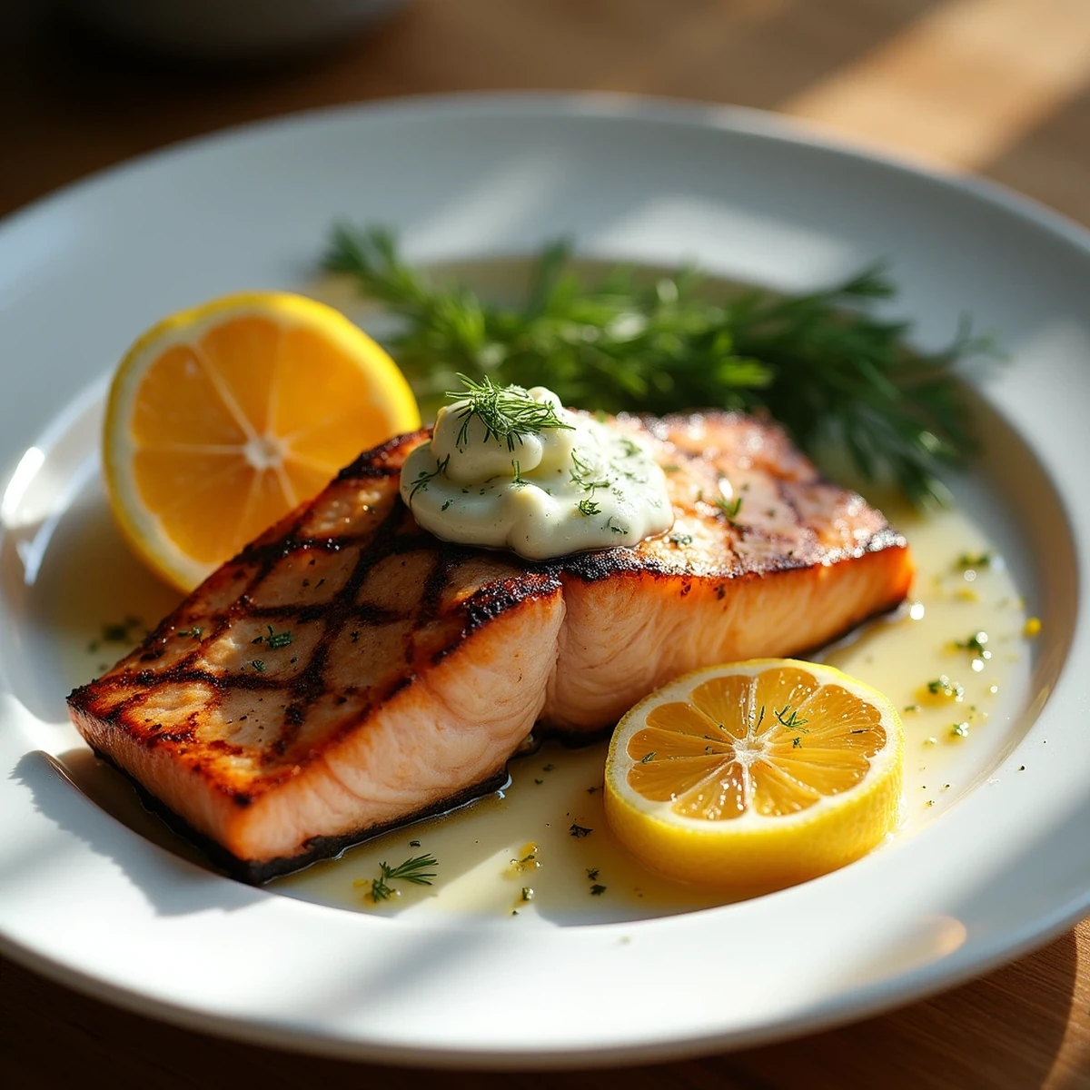 Lemon Herb Grilled Salmon